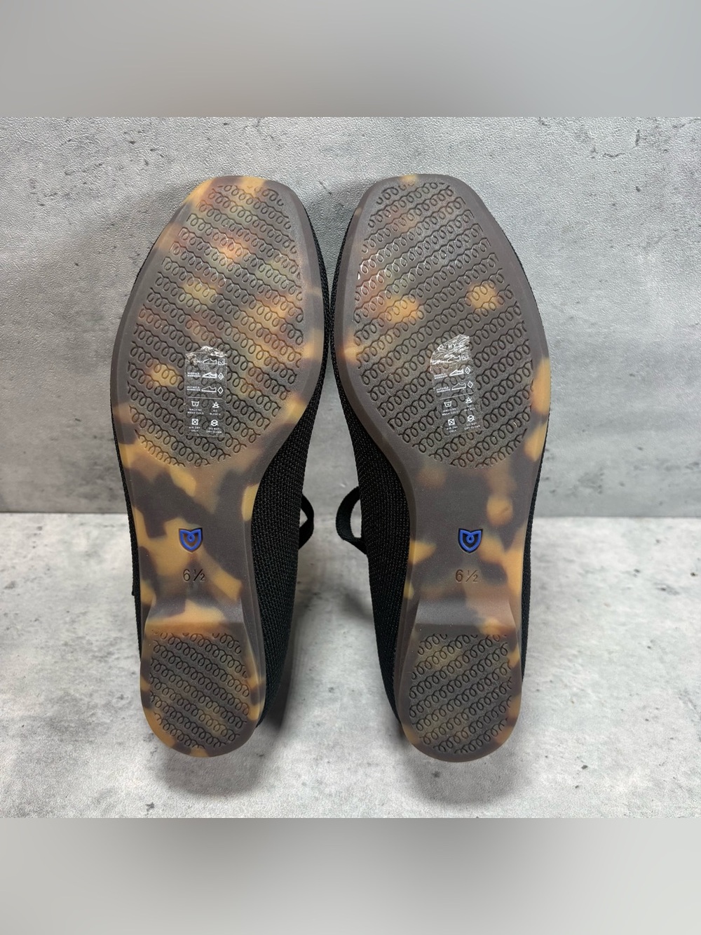 NEW Rothy's The T-Strap Mary Jane Knit Flats Shoes Womens Size 6.5 Black - Picture 8 of 10